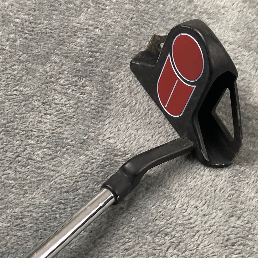 Jack Nicklaus Unisex 31in Q4 Mallet Putter Black Red Alignment Aid Steel Shaft